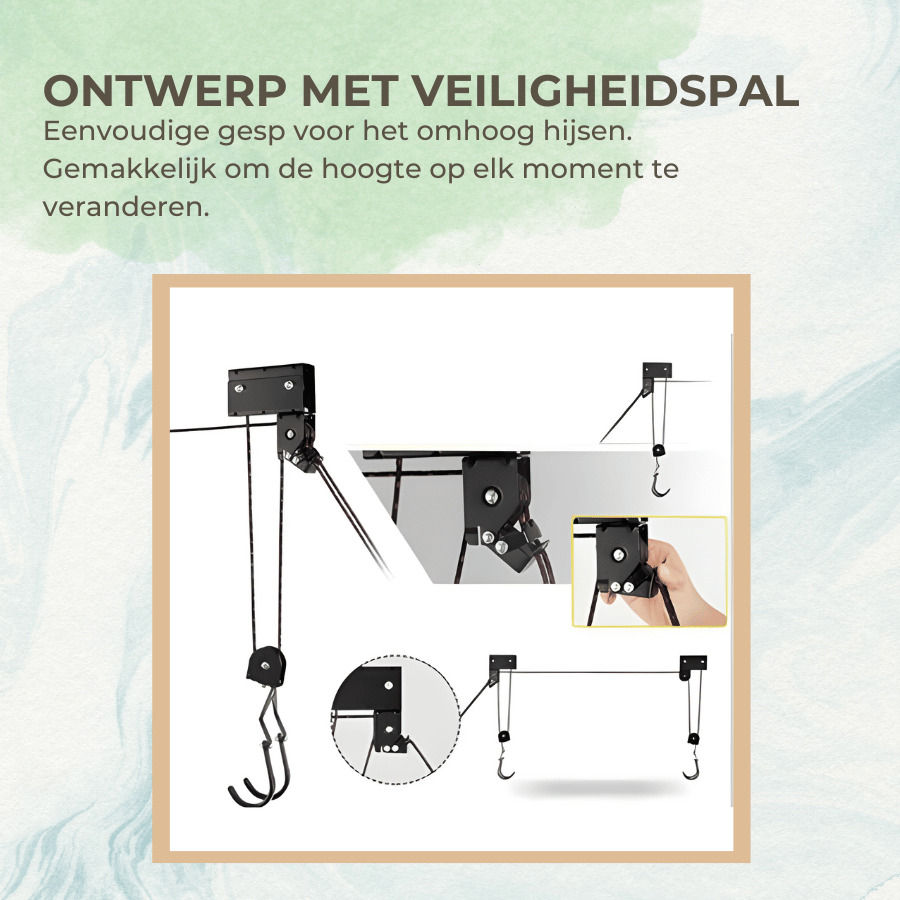 Recalma fietslift fietsstandaard - Tot 60 Kg