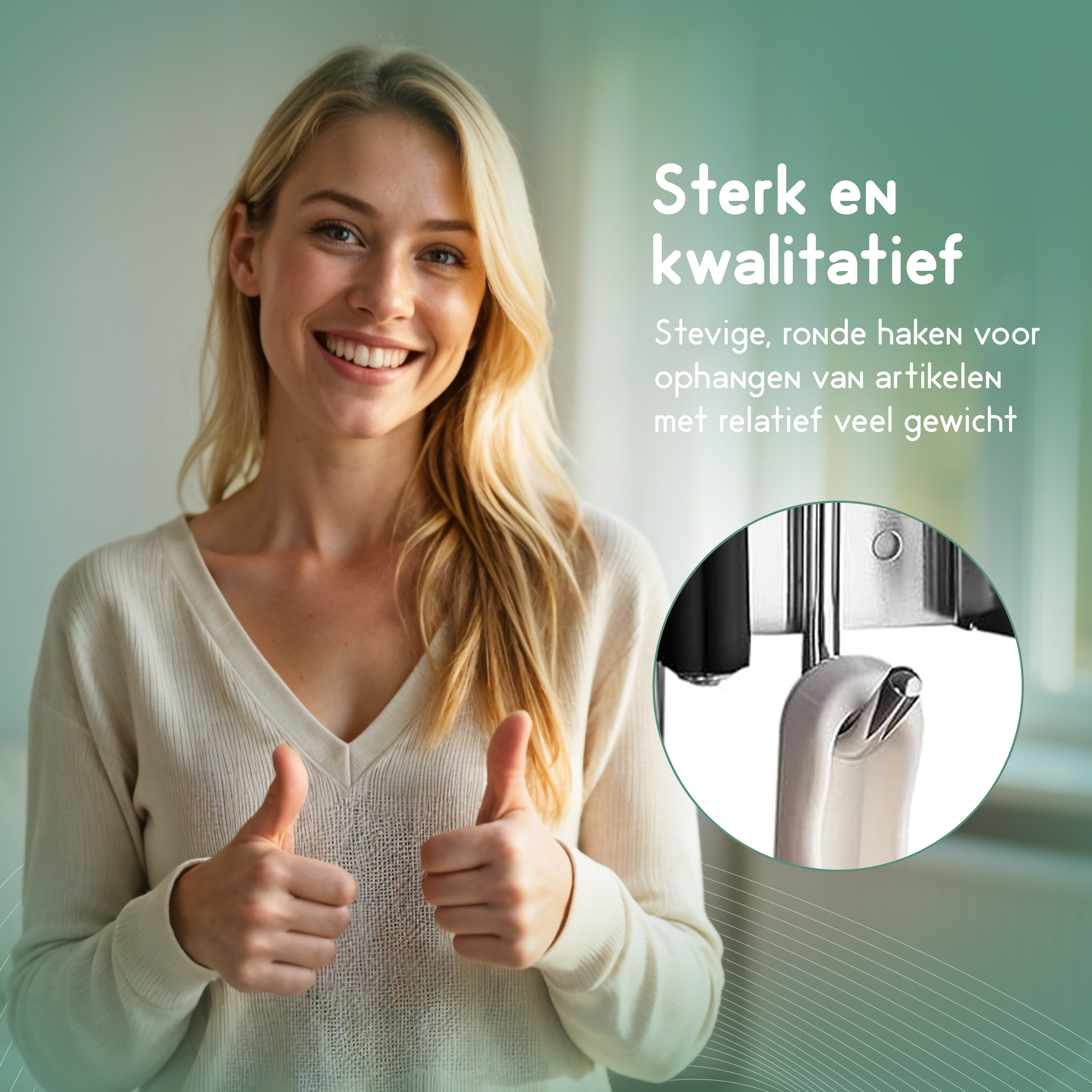 Recalma gereedschap ophangsysteem bezemhouder 6 haken 5 klemmen