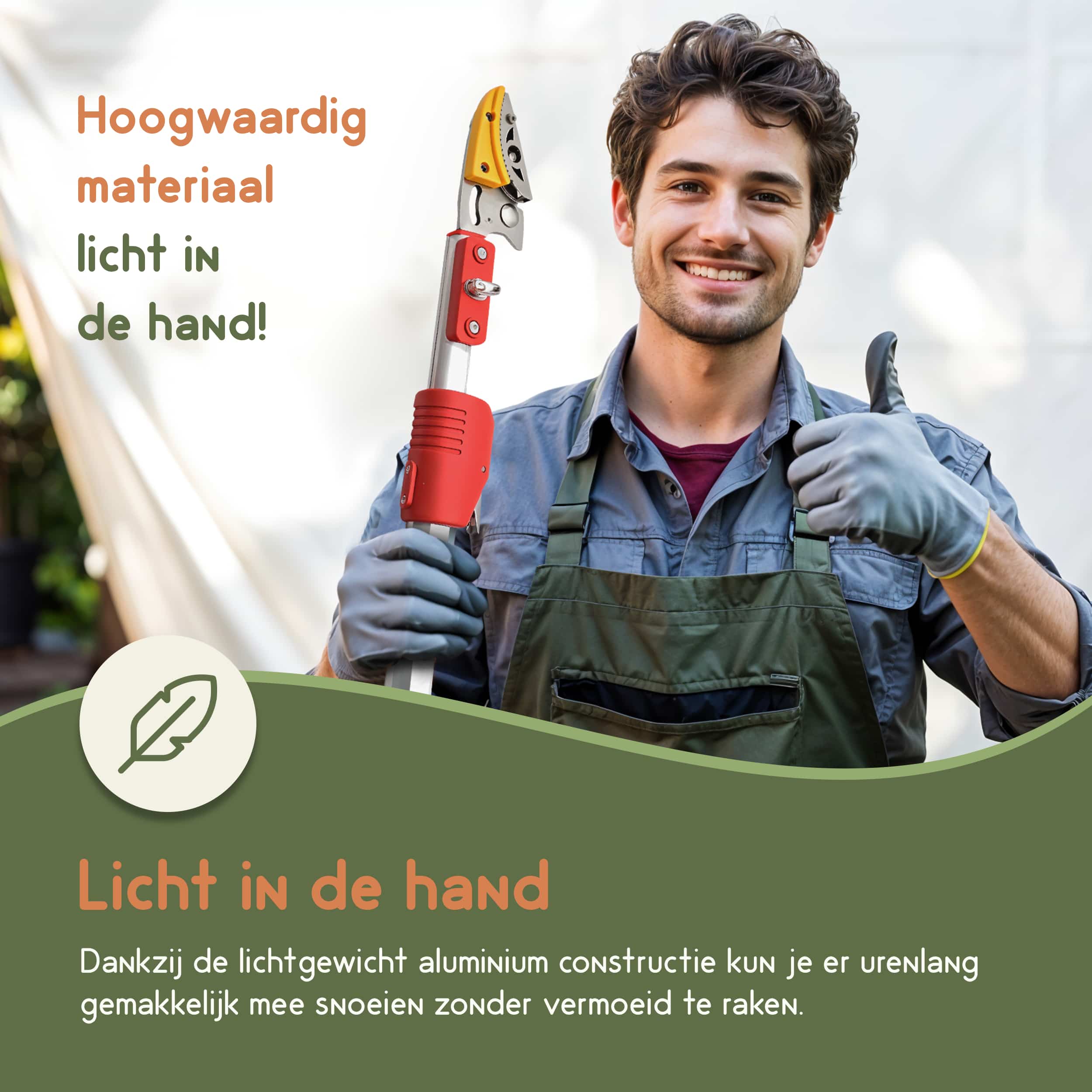 Lichtgewicht en hoogwaardig materiaal