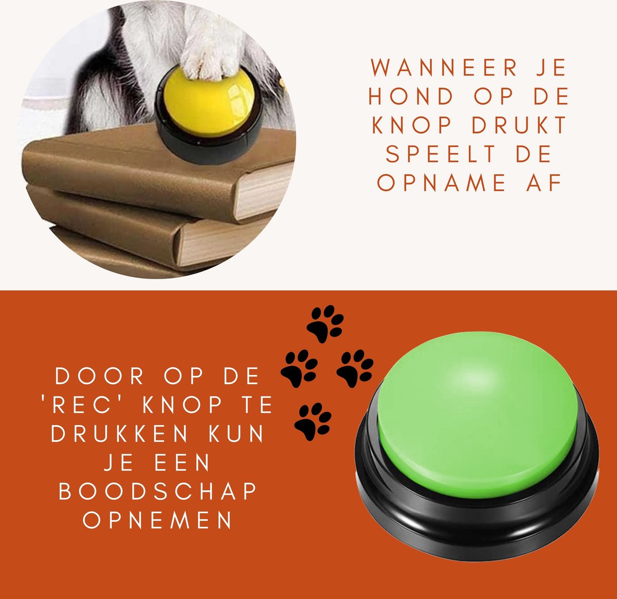 Recalma Dog Buttons