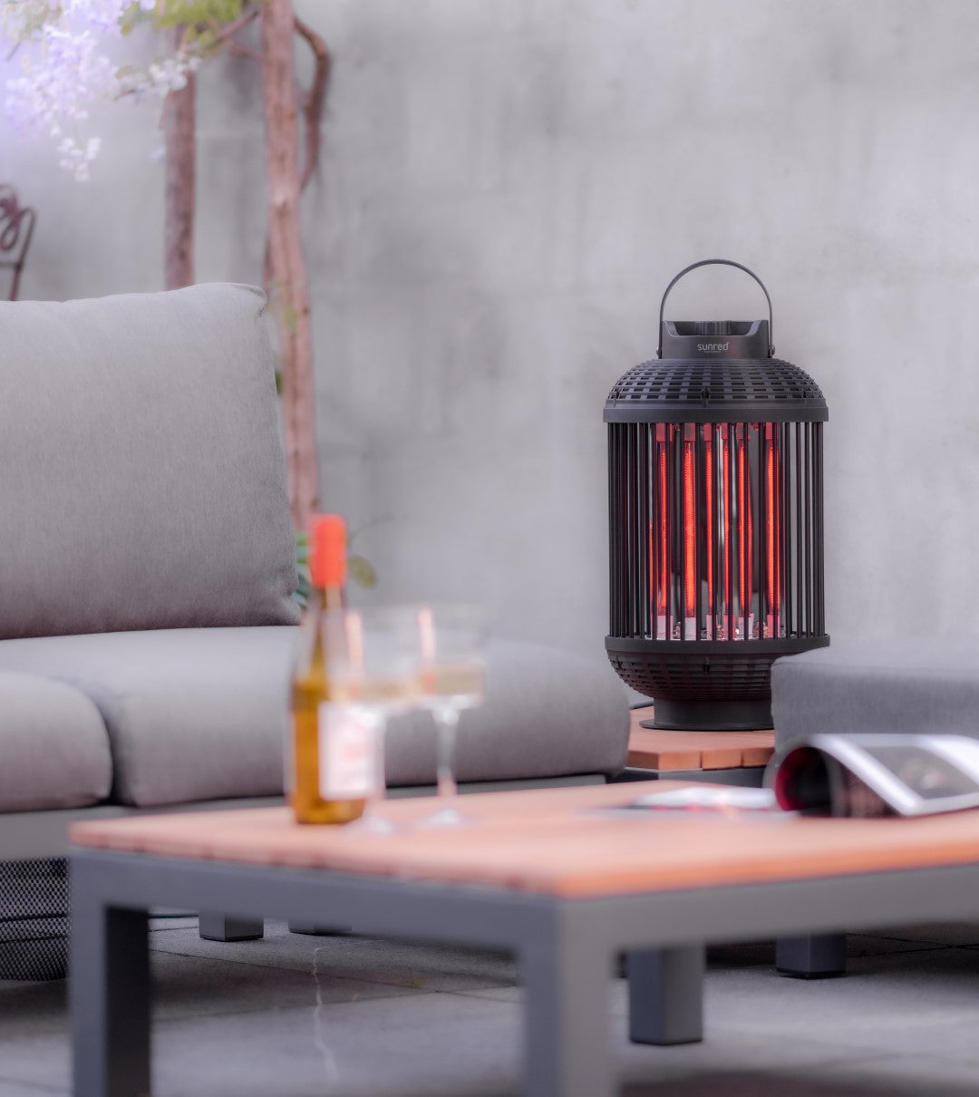 Sunred Heater Indox  - Krachtige tafelheater – 1200 Watt