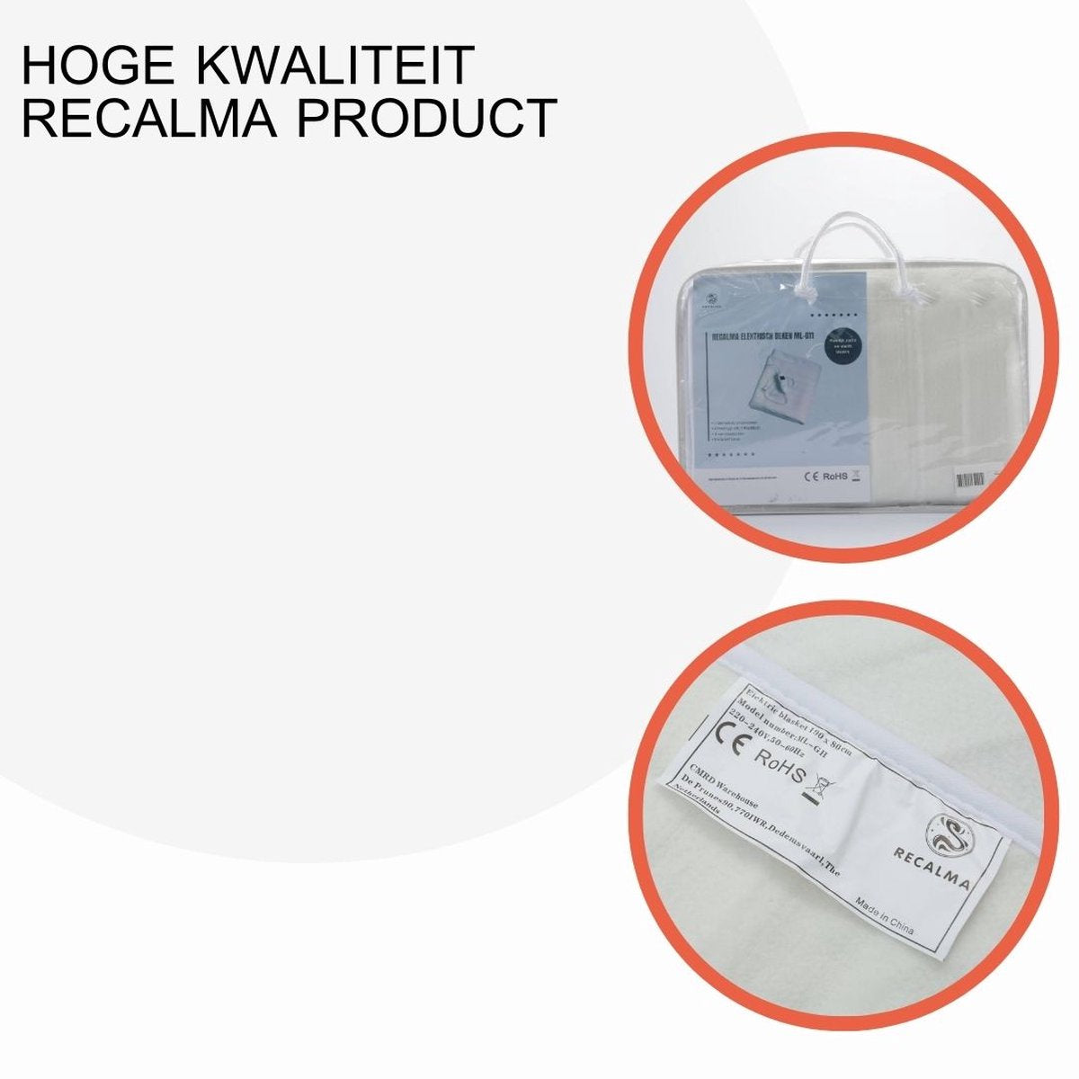 Recalma Elektrische Onderdeken