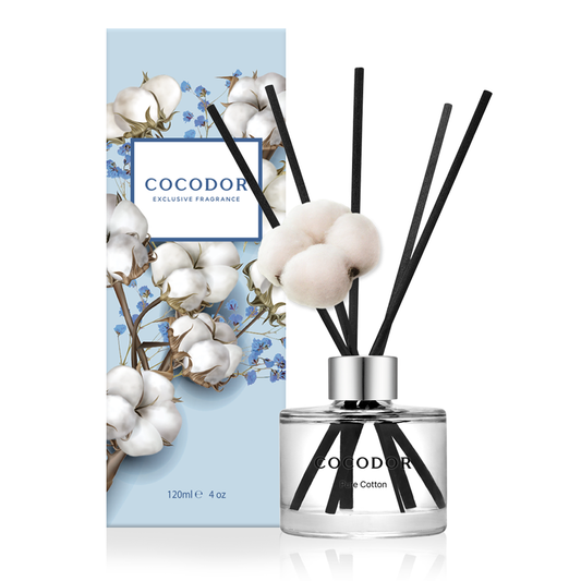 Cocodor katoenen diffuser 120 ml (4,0 oz) /puur katoen