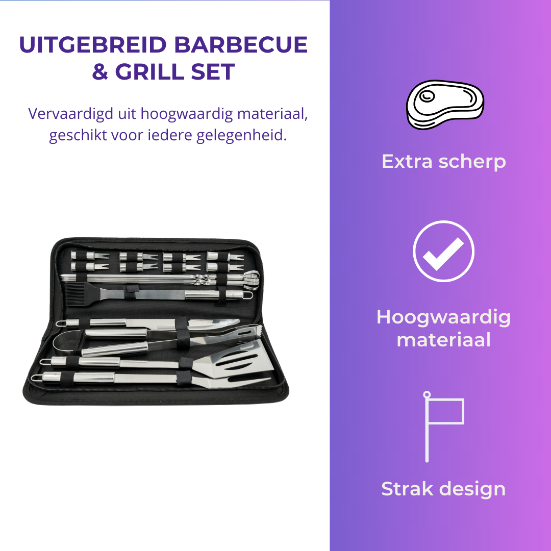 Recalma 18-delige Barbecue Set