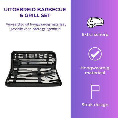 Recalma 18 Piece Barbecue Set