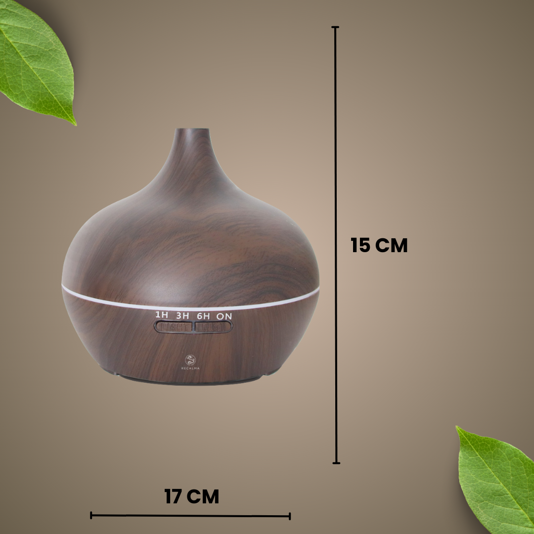 Recalma Aroma Diffuser 500 ML Donkere houtlook