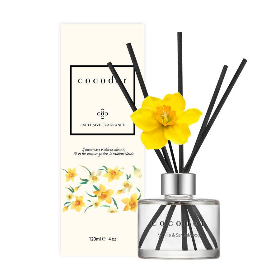 Cocodor narcissendiffuser 120 ml (4,0 oz) /vanille en sandelhout