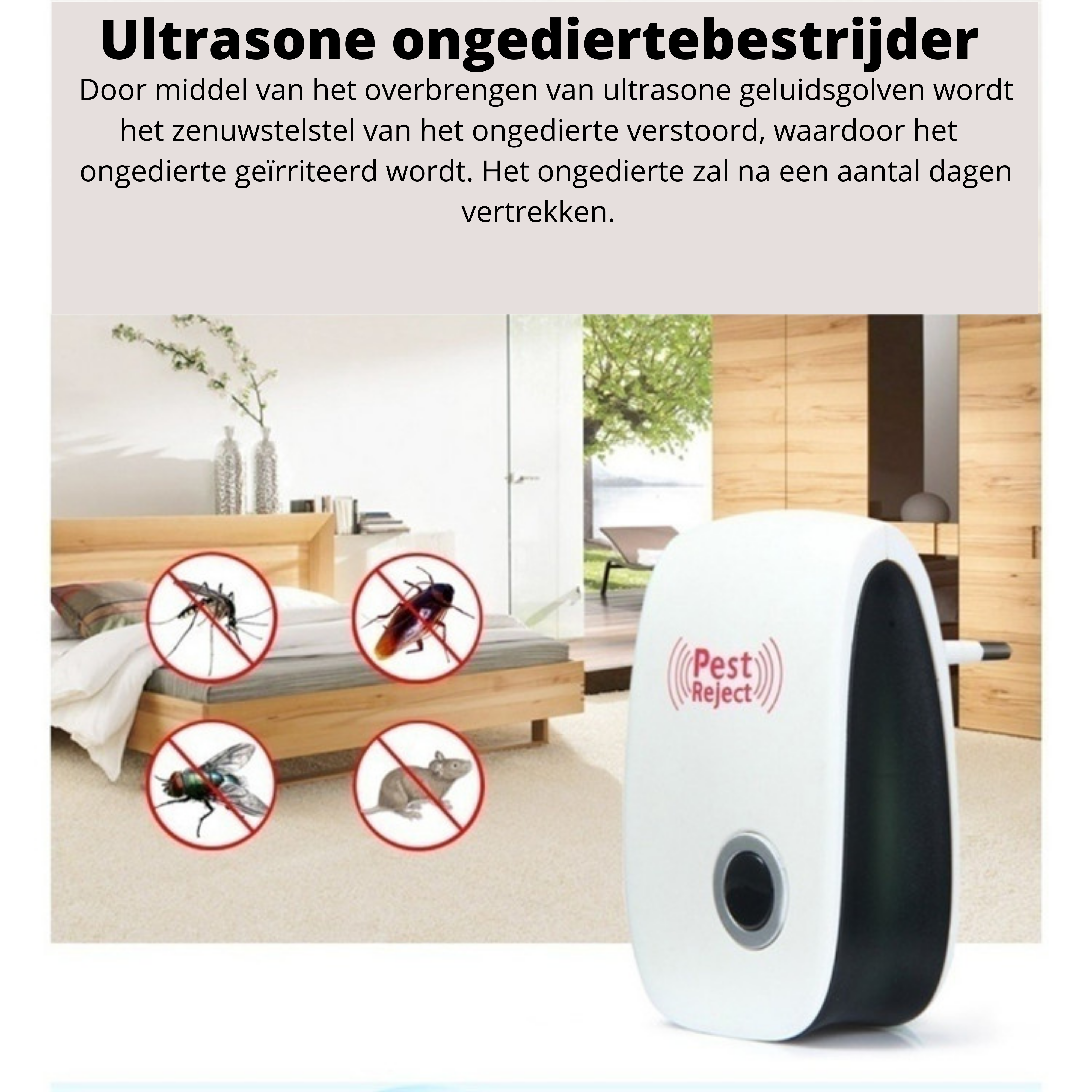 Ultrasone dierenverjager